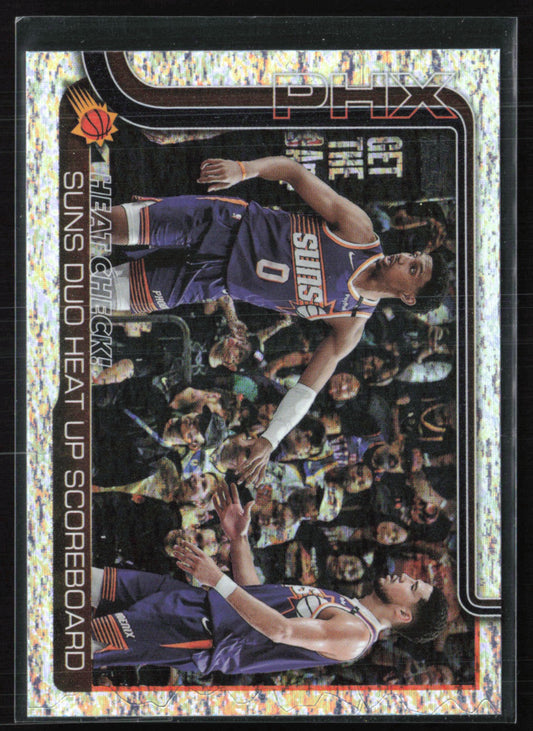 Heat Check!: Suns Duo Heat Up Scoreboard Silver Foil