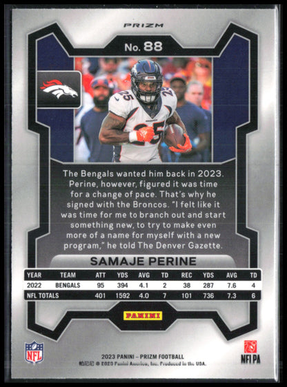 Samaje Perine Red Sparkle SP