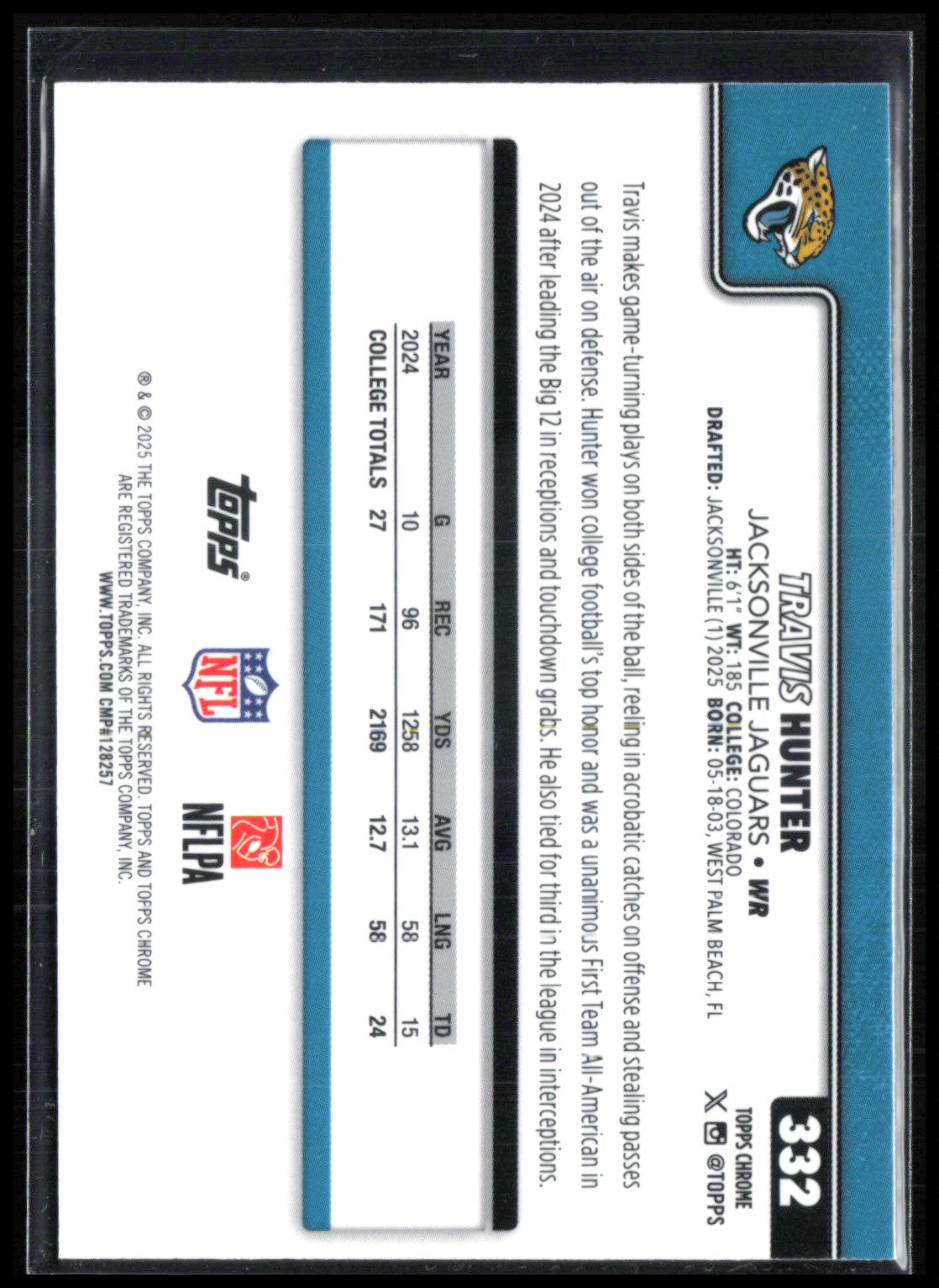 Travis Hunter RC