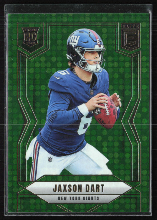 Jaxson Dart RC Green Disco 2025 Donruss Elite