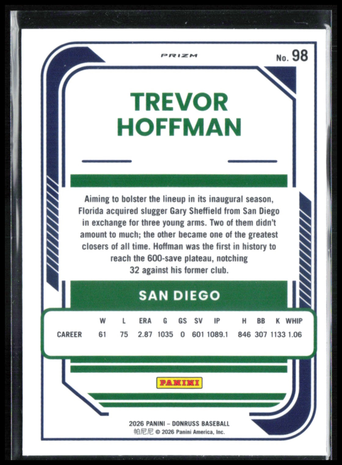 Trevor Hoffman Black Donuts