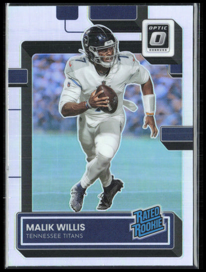 Malik Willis RC Holo 2022 Optic Rated Rookie