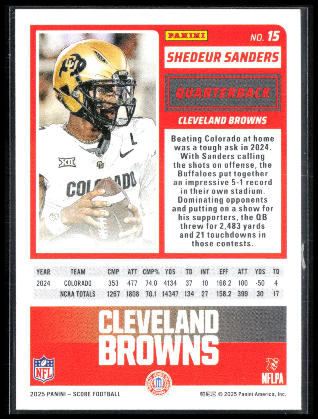 Shedeur Sanders RC
