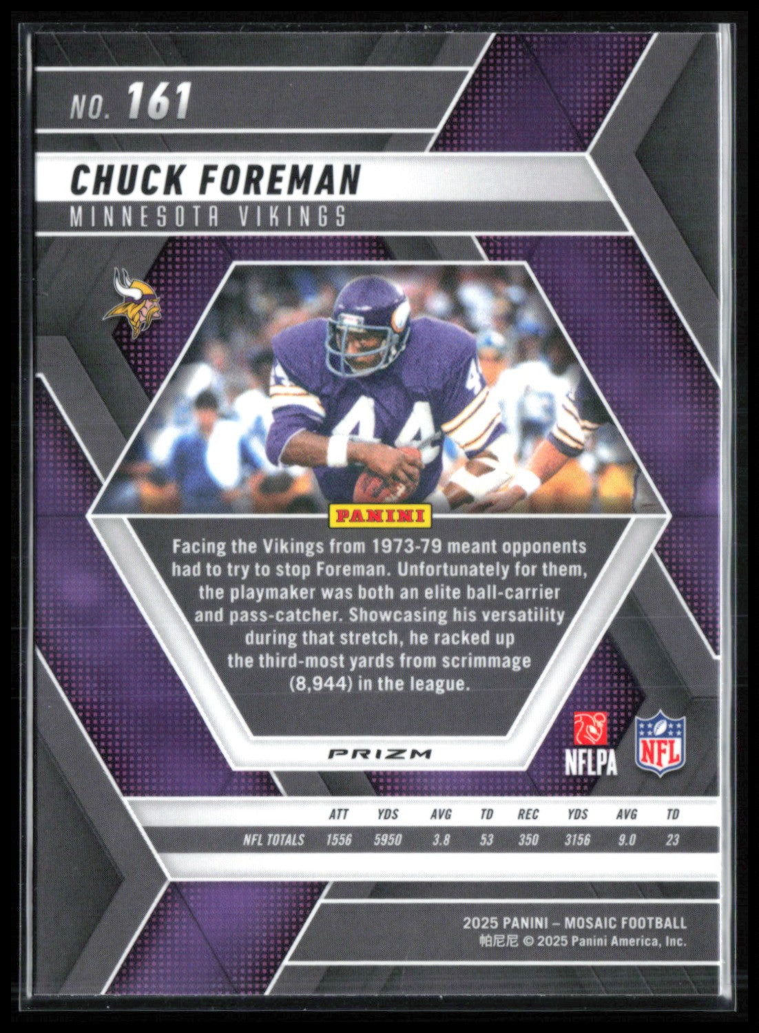 Chuck Foreman Purple Scope