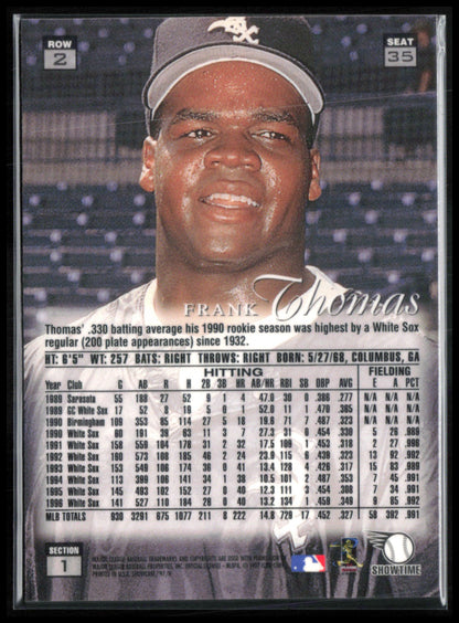 Frank Thomas 1997 Flair Showcase