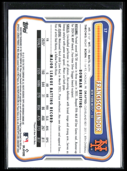 Francisco Lindor Mojo