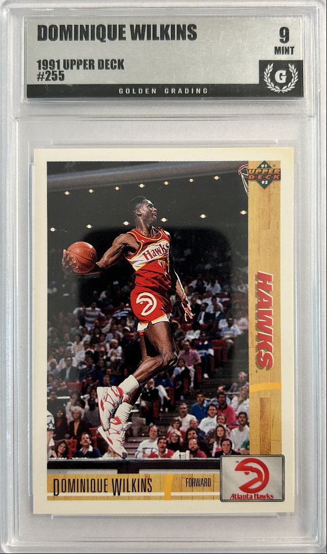 Dominique Wilkins 1991 Upper Deck Golden Grading 9
