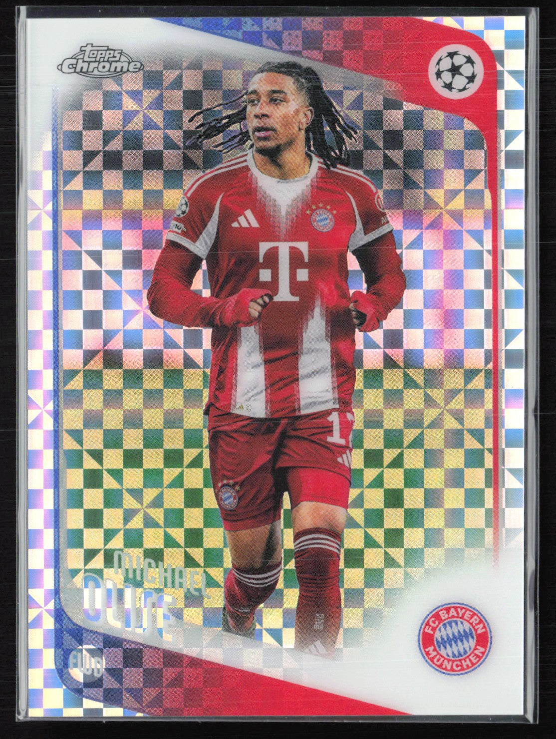 Michael Olise X-Fractor 2026 Topps Champions League