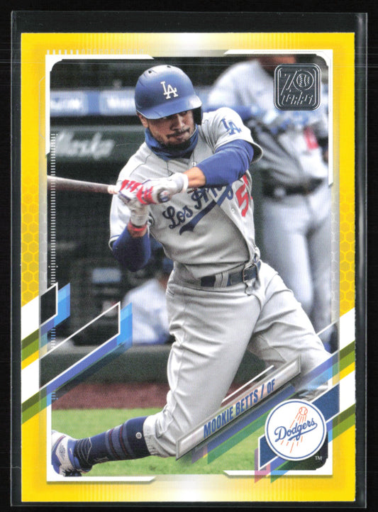 Mookie Betts Yellow Parallel