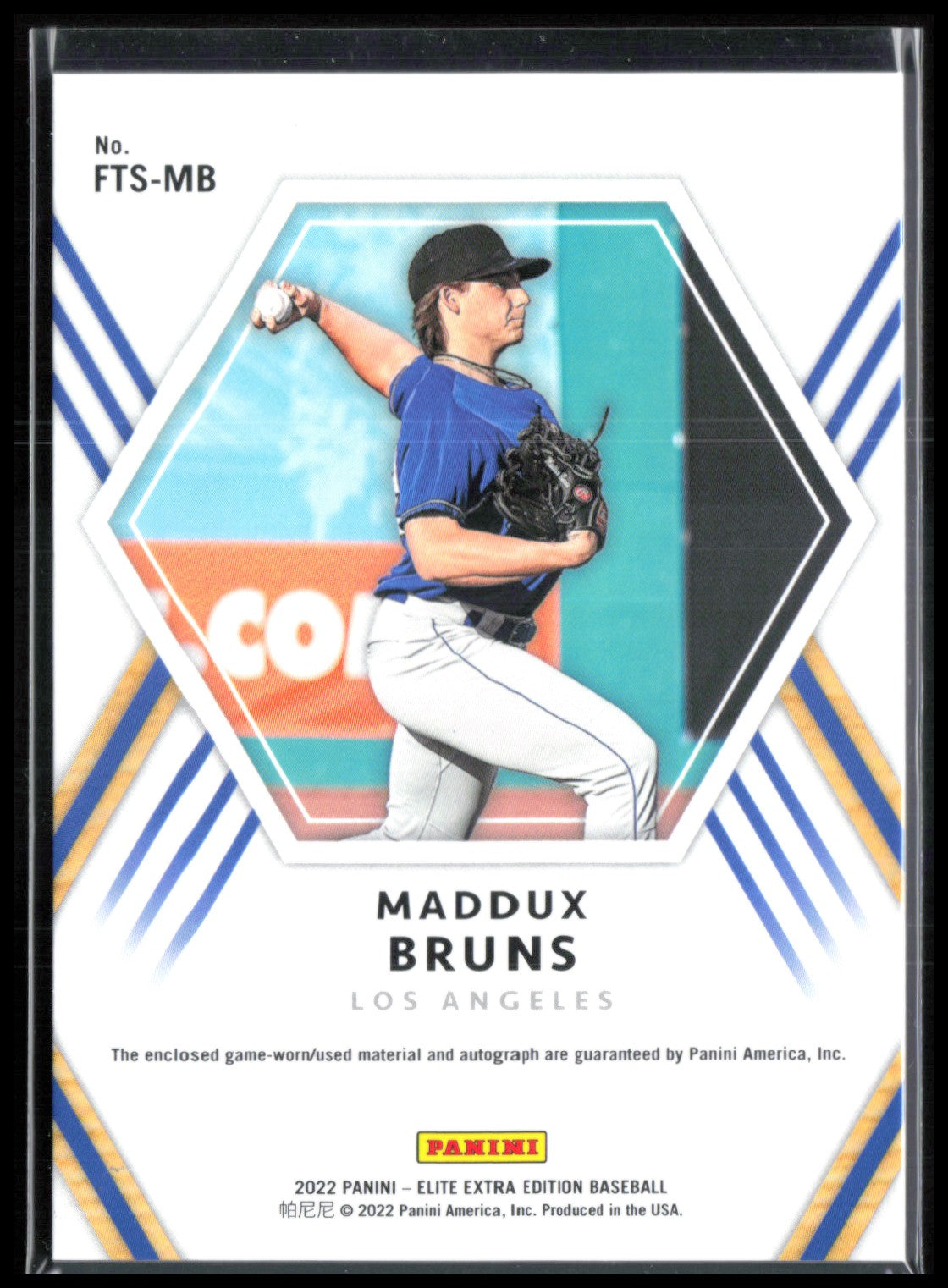 Maddux Bruns Mem Auto /199