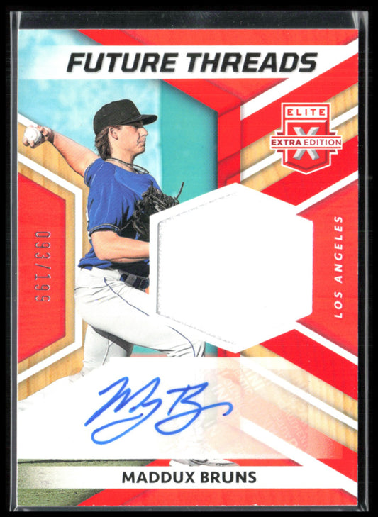 Maddux Bruns Mem Auto /199