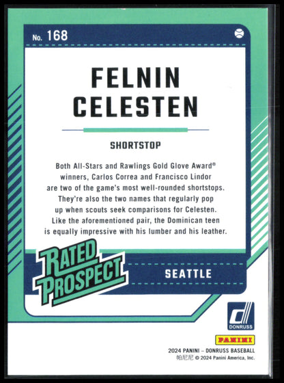 Felnin Celesten Rated Prospect Orange Laser /299