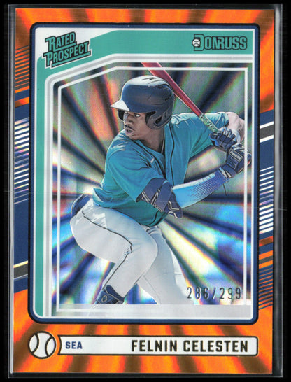 Felnin Celesten Rated Prospect Orange Laser /299