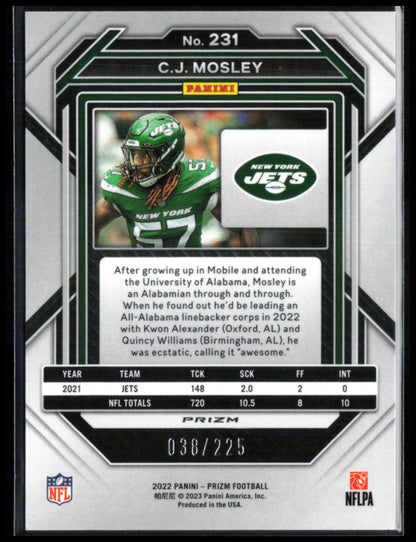 C.J. Mosley Purple Ice /225