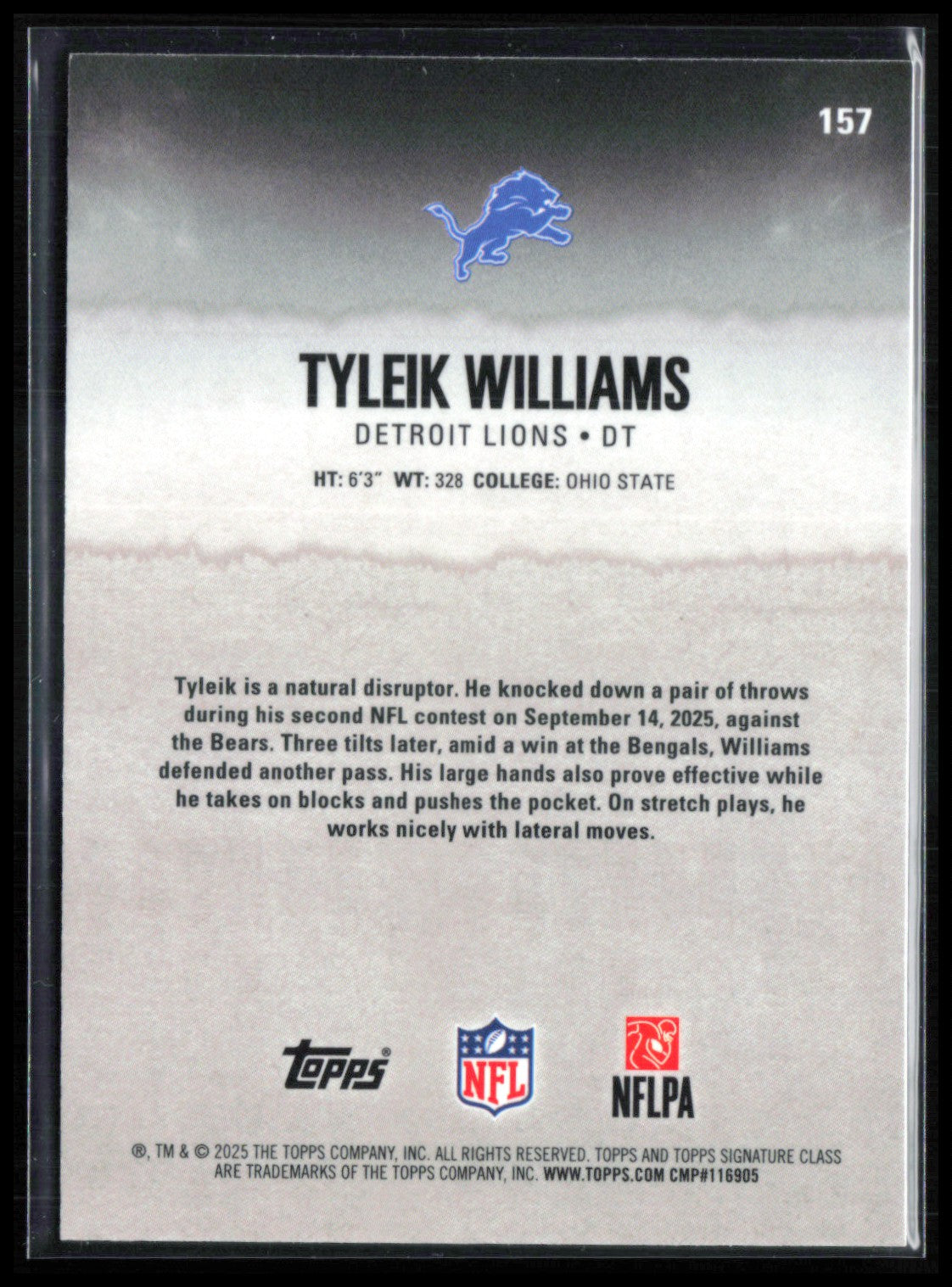 Tyleik Williams RC Aqua /225