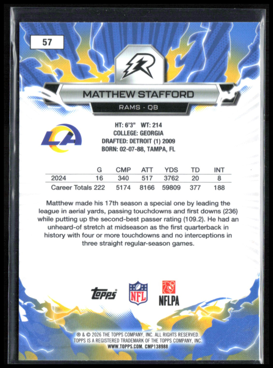 Matthew Stafford Prism Refractor