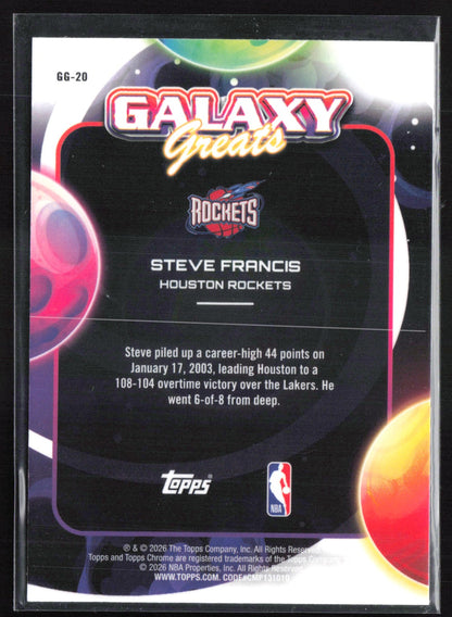 Steve Francis Galaxy Greats
