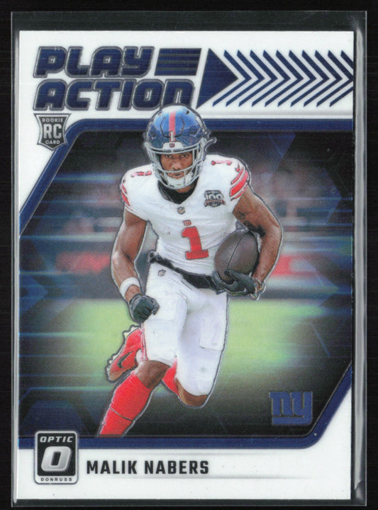 Malik Nabers RC Play Action
