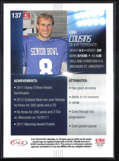 Kirk Cousins RC Hit