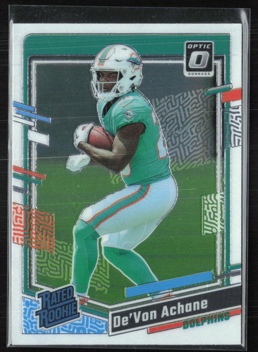 De'Von Achane RC Optic Rated Rookie