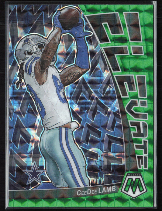 CeeDee Lamb Green Mosaic