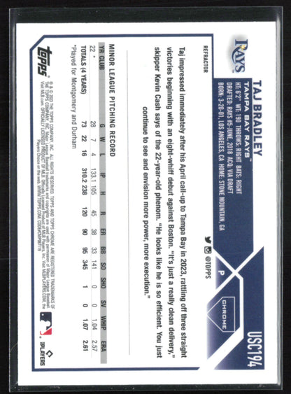 Taj Bradley RC Refractor