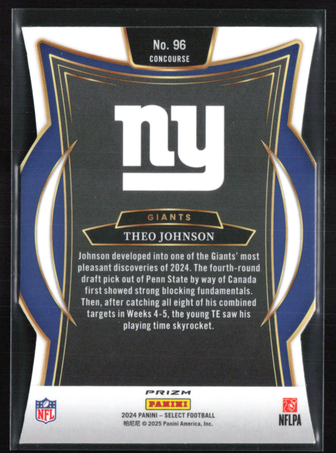 Theo Johnson RC Silver Concourse Die-Cut