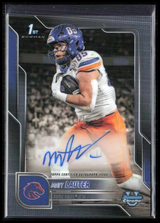 Matt Lauter 1st Bowman Auto