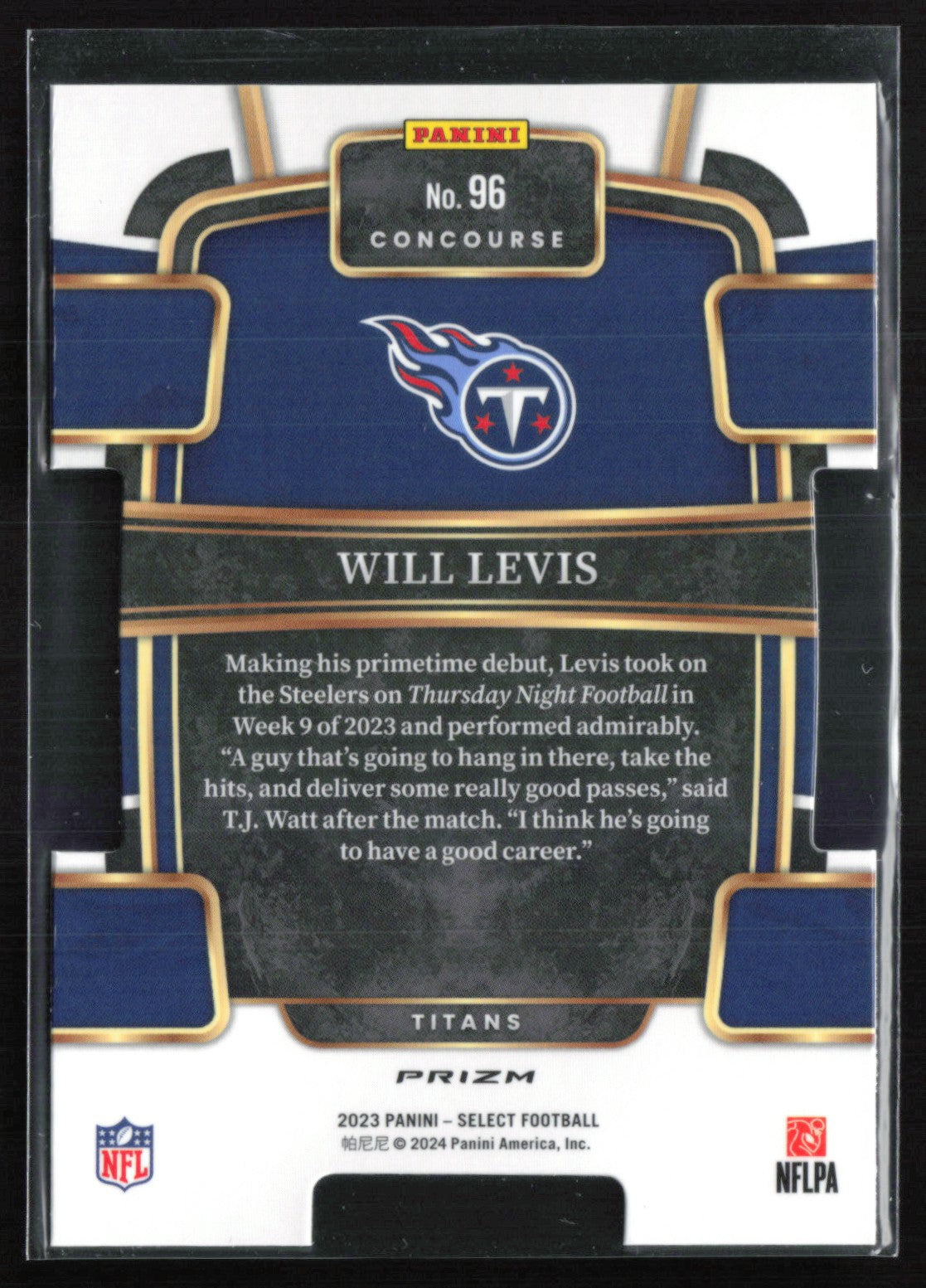 Will Levis RC Red Yellow Die-Cut