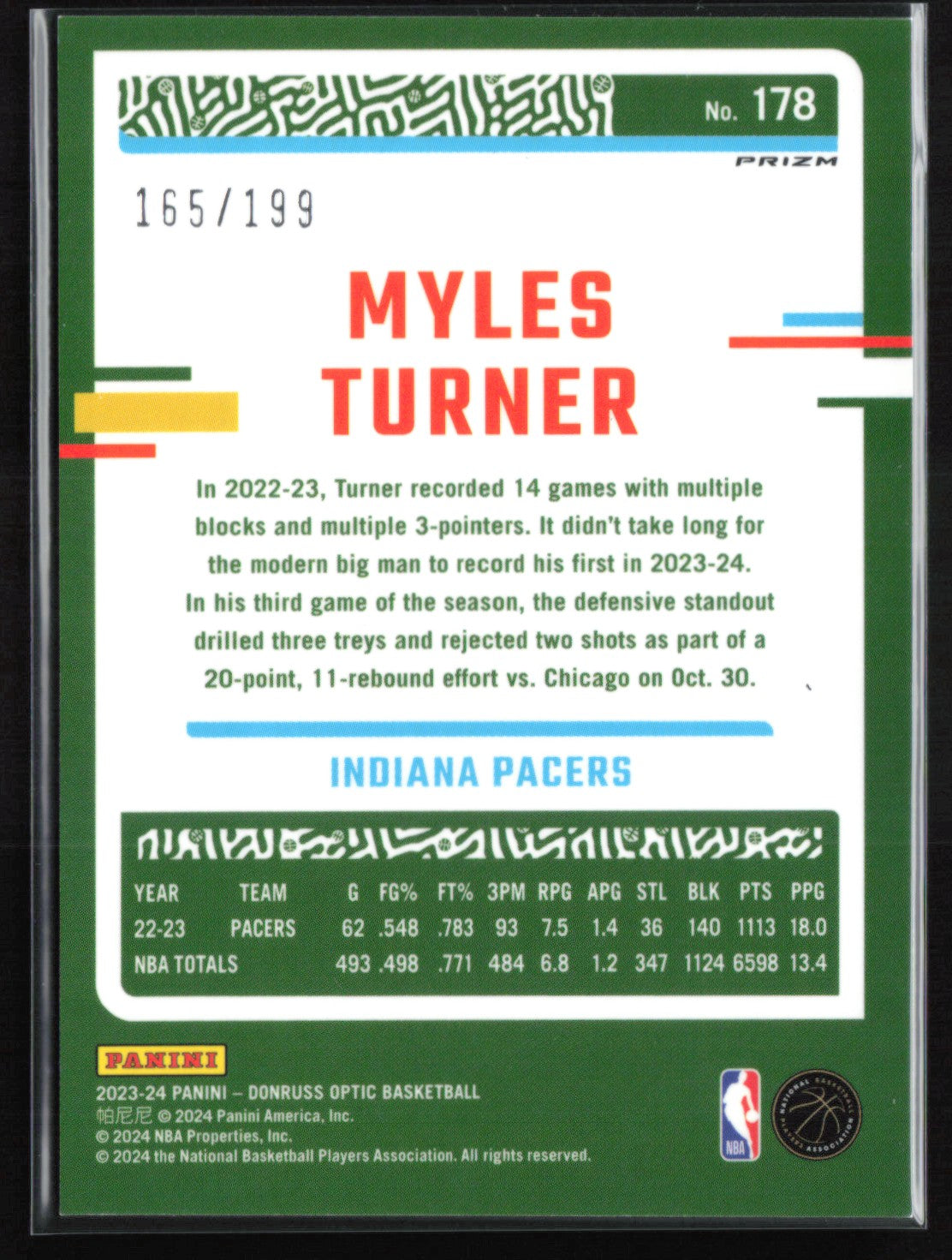 Myles Turner Orange /199