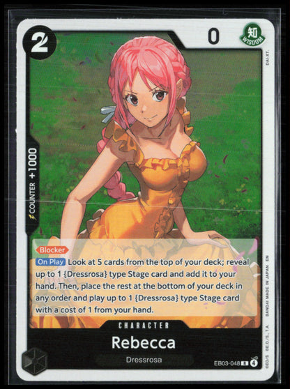 Rebecca Rare Holo (One Piece)