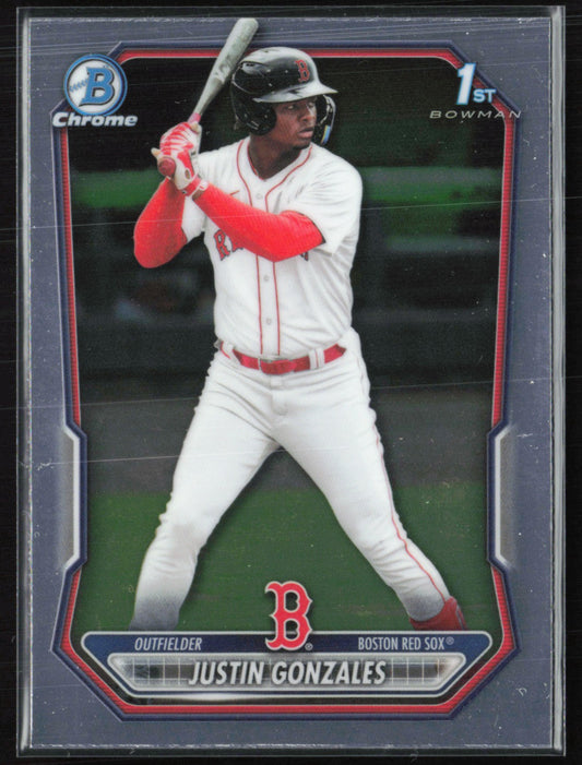 Justin Gonzalez 1st Bowman Chrome