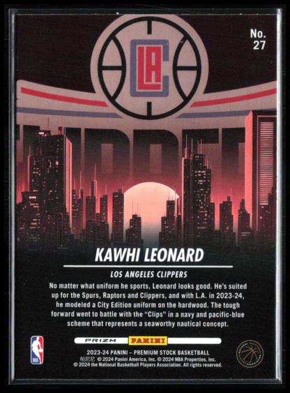 Kawhi Leonard City Edition Fast Break