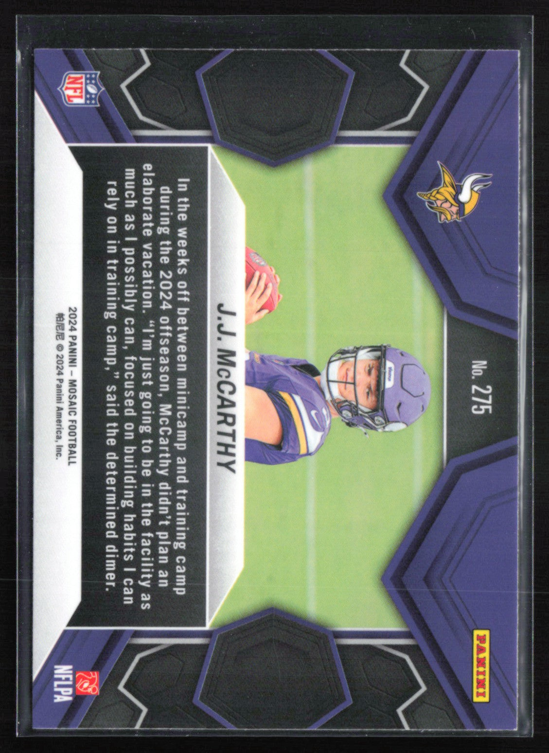 J.J. McCarthy RC Debut