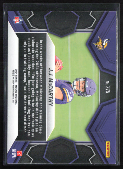 J.J. McCarthy RC Debut