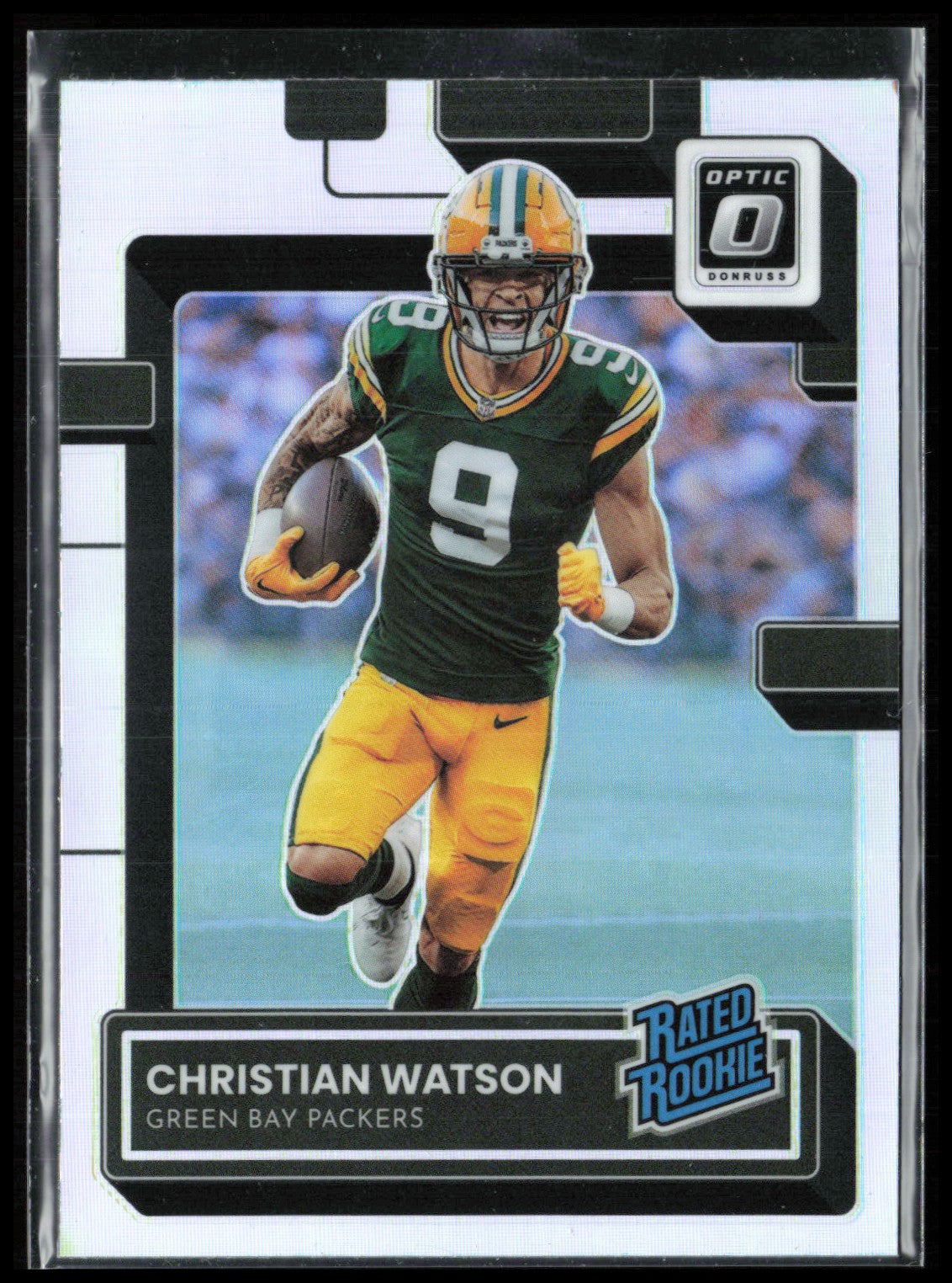 Christian Watson RC Holo Rated Rookie