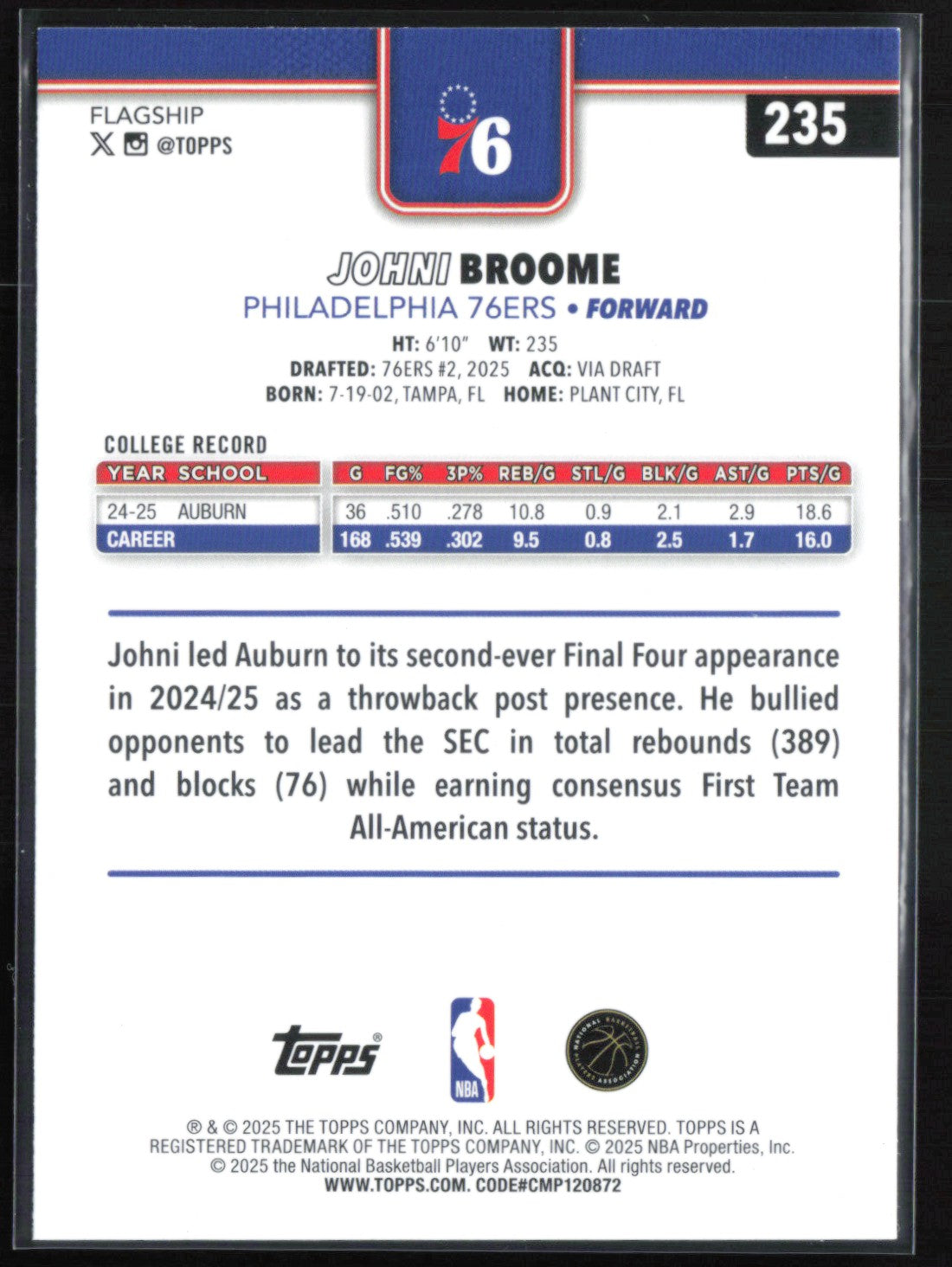 Johni Broome RC