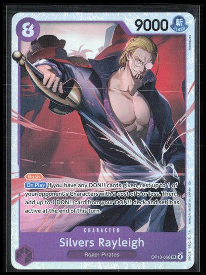 Silvers Rayleigh Super Rare Holo (One Piece)