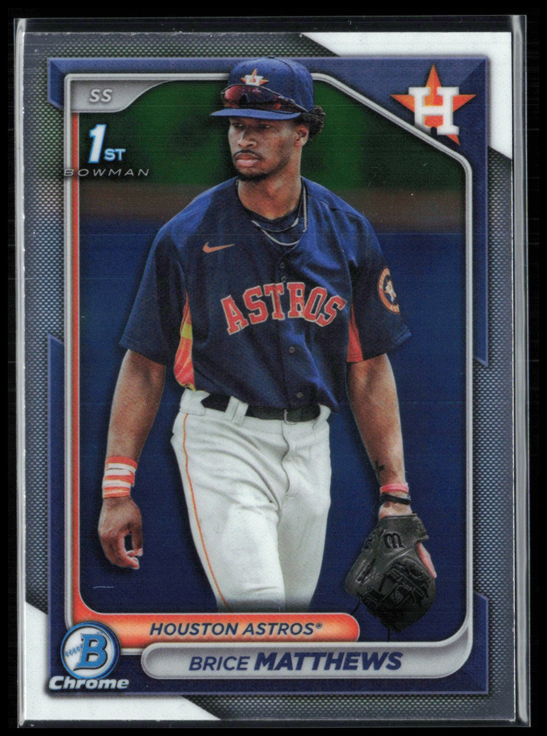 Brice Matthews 1st Bowman Chrome