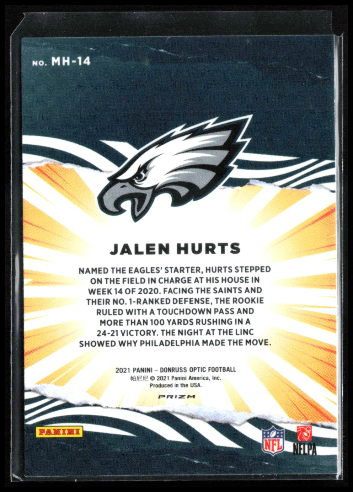 Jalen Hurts My House Holo