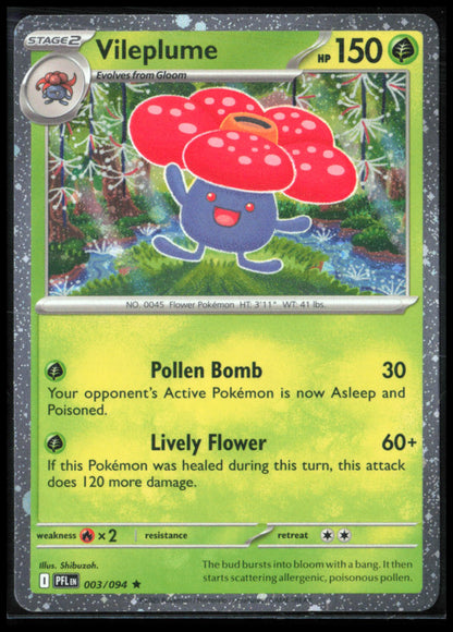 Vileplume Cosmic Holo Rare