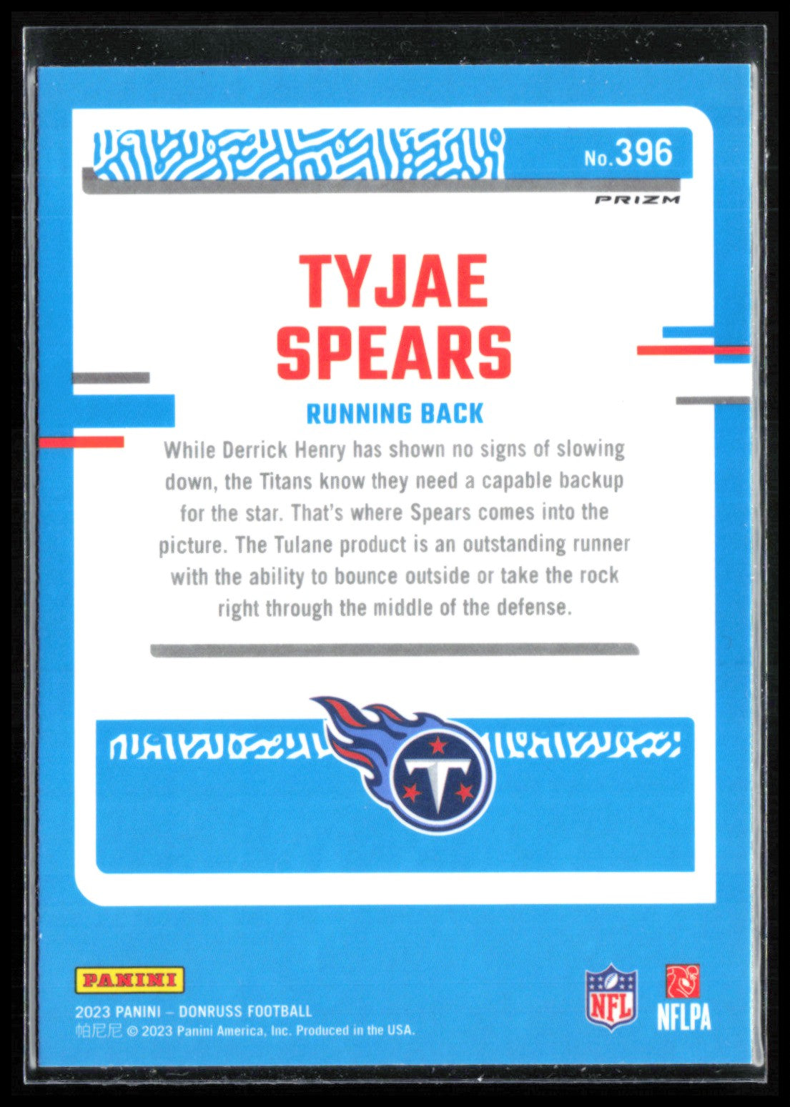 Tyjae Spears RC Optic Preview