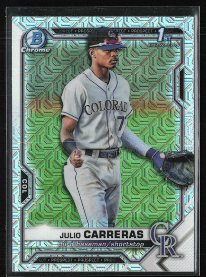 Julio Carreras 1st Bowman Mojo
