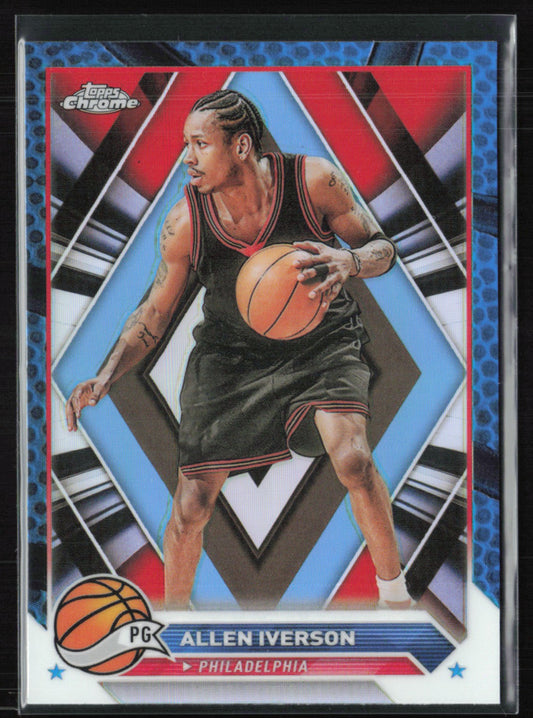 Allen Iverson Blue Basketball