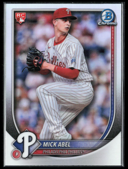 Mick Abel RC Red Rookie Logo