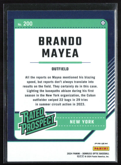 Brando Mayea Prospect Blue Velocity