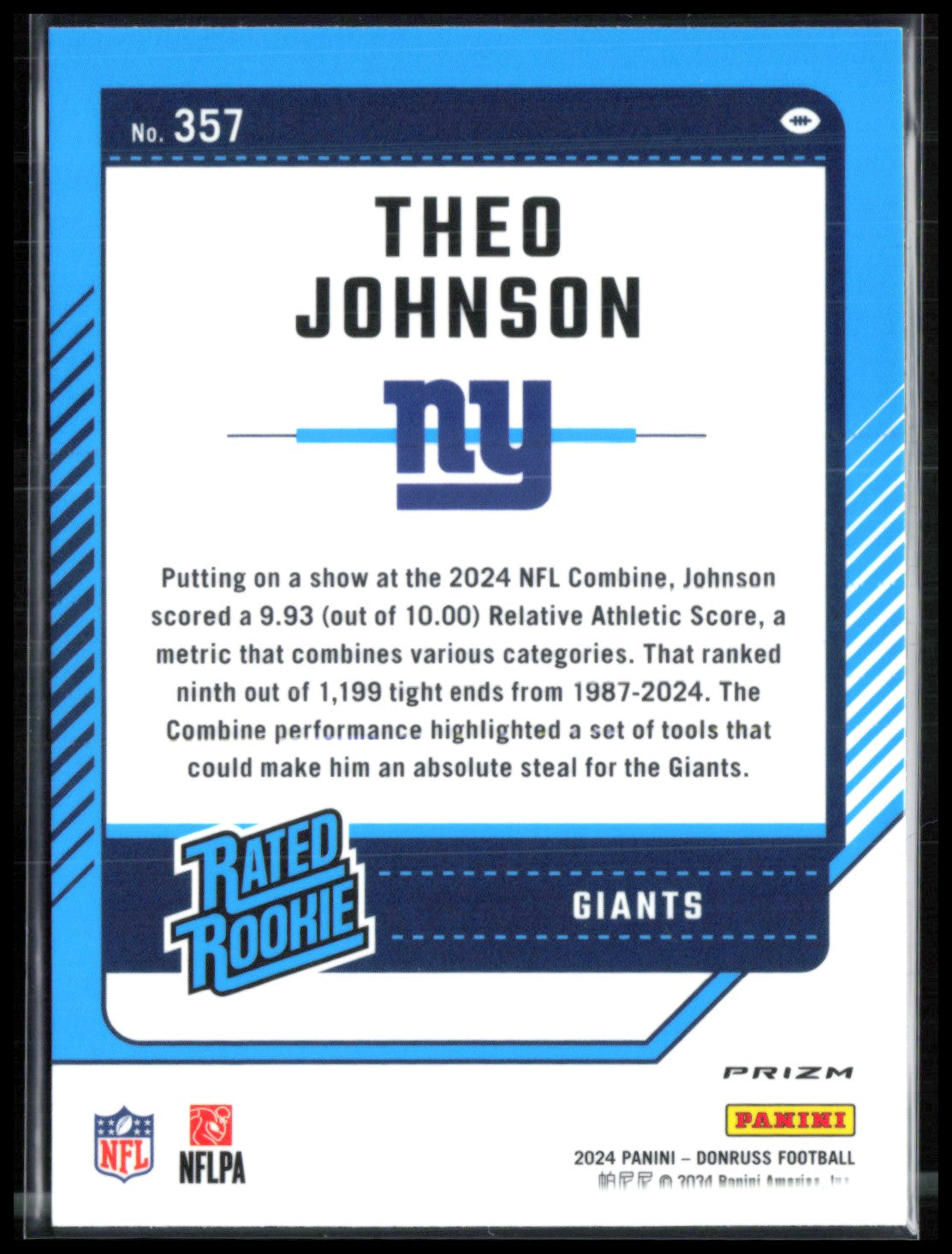 Theo Johnson RC Pink Holo