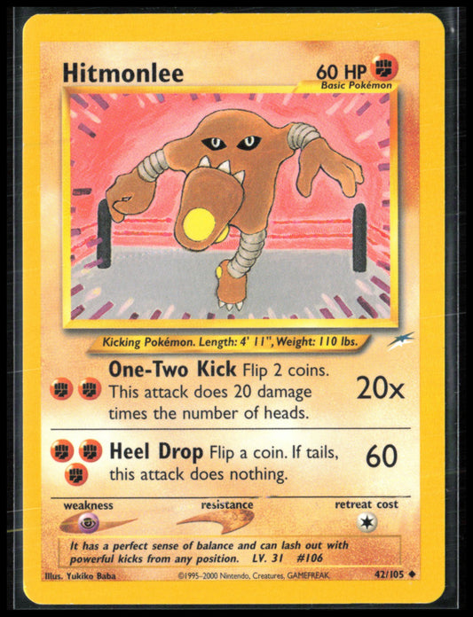 Hitmonlee 2002 Neo Destiny Uncommon