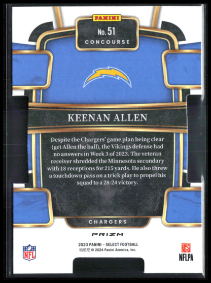 Keenan Allen Silver Prizm