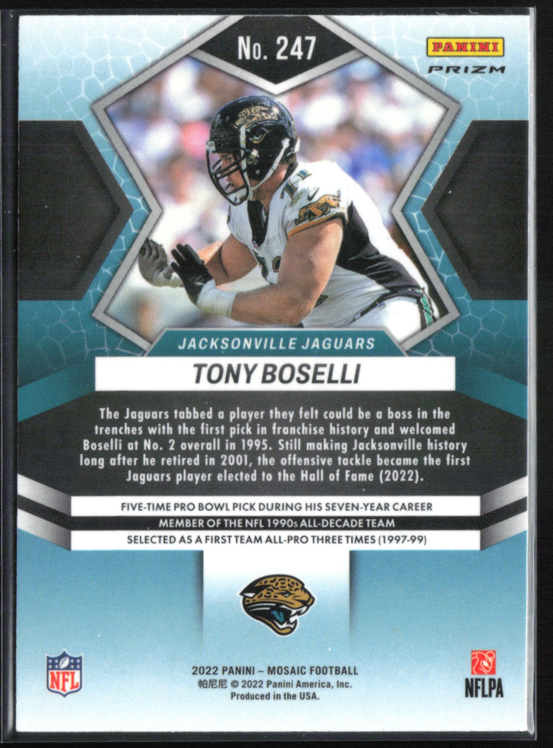 Tony Boselli Orange Mosaic